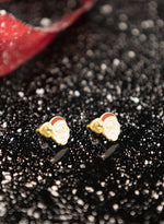925 Sterling Silver Santa Claus Earrings