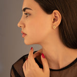 925 Sterling Silver Fallen Star Studs