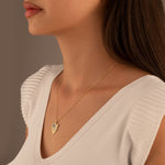 925 Sterling Silver Usa Flag Enamel Necklace