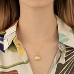 925 Sterling Silver 3D Seashell Necklace