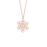 925 Sterling Silver Metatron Necklace