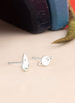 925 Sterling Silver Rocket And Planet Earring