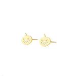 925 Sterling Silver Pumpkin Studs 2