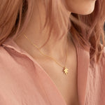 925 Sterling Silver Autumn Leaf Necklace