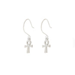 925 Sterling Silver The Ankh Earring