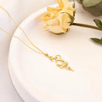 925 Sterling Silver Om Breathe Necklace