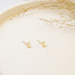 925 Sterling Silver Initials Studs Earrings