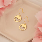 925 Sterling Silver Butterfly Earrings