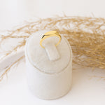 925 Sterling Silver Slim Bar Ring Önü Plaka Ring