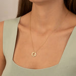 925 Sterling Silver Russian Rings Necklace
