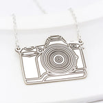 925 Sterling Silver Camera Necklace