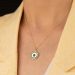 925 Sterling Silver Shield Pendant Necklace