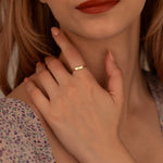 925 Sterling Silver Initial Ring