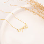 925 Sterling Silver Elvish Tengwar Name Necklace