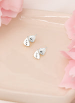 925 Sterling Silver Leaf Studs