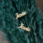 925 Sterling Silver Name Earrings