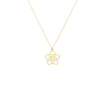 925 Sterling Silver Venus Flower Necklace