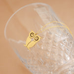 925 Sterling Silver Owl Necklace 505