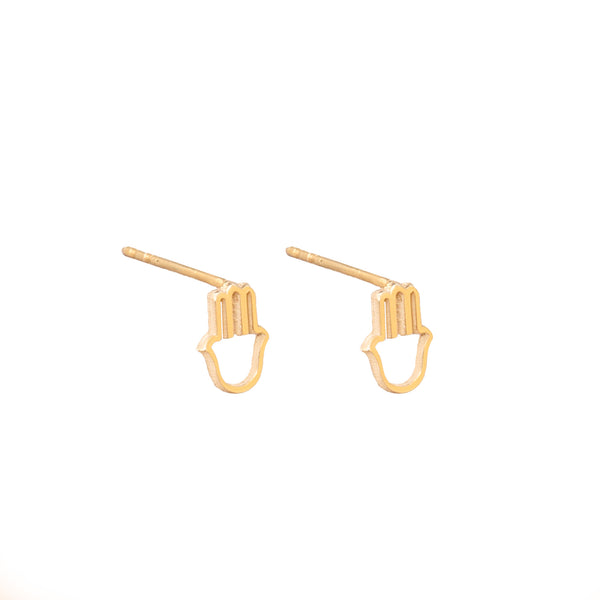 925 Sterling Silver Hamsa Studs