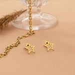 925 Sterling Silver Fallen Star Studs