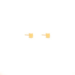 925 Sterling Silver Maple Leaf Studs