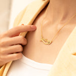 925 Sterling Silver Heart Name Necklace ,