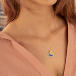 925 Sterling Silver Wave Necklace