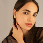 925 Sterling Silver Initial Studs,