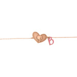 925 Sterling Silver Barbie Initial Bracelet