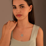 925 Sterling Silver Koi Fish Ying Yang Necklace