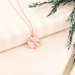 925 Sterling Silver Cracked Kintsugi Necklace