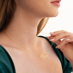 925 Sterling Silver Lotus Flower Necklace