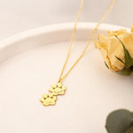 925 Sterling Silver İki Patili Necklace