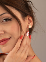 925 Sterling Silver Paw Name Earrings