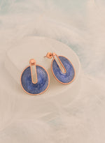 Silvery Blue Earrings