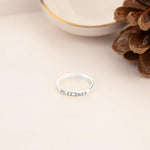 925 Sterling Silver Alyans Ring Personalized Custom Name