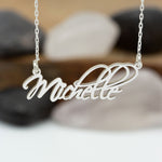 925 Sterling Silver Custom Name Necklace
