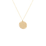 925 Sterling Silver Yaşam Çi̇çeği̇ Necklace