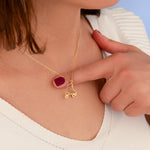925 Sterling Silver Roller Skate Necklace