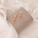 925 Sterling Silver Triangle Earrings