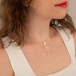 925 Sterling Silver Three Layered Necklace