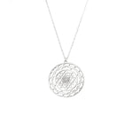 925 Sterling Silver Sacred Geometry Necklace