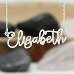 925 Sterling Silver Tiny Name Necklace