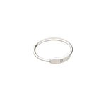 925 Sterling Silver Initial Ring