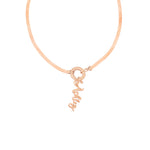 925 Sterling Silver Snake Layered Chain With Initial(Zi̇nci̇ri̇ Cs40008)