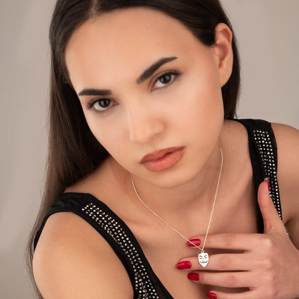925 Sterling Silver Vendetta Necklace 466