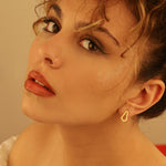 925 Sterling Silver Triangle Earring