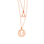 925 Sterling Silver Personalized Zodiac & Ascendant Necklaces
