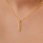 925 Sterling Silver Personalized Two Letter Necklace