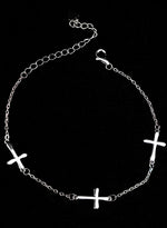 925 Sterling Silver 3'Lü Ortodoks Haçlı Bracelet